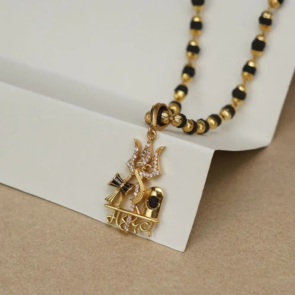 TRISHUL MAHADEV RUDRAKSH MALA