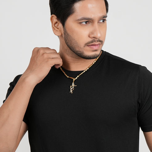 KRISHNA BLACK GOLD DIAMOND NECKLACE