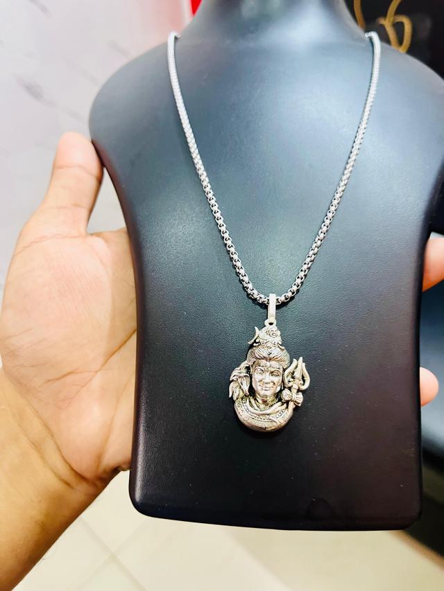 Mahadev Face Locket and Chain