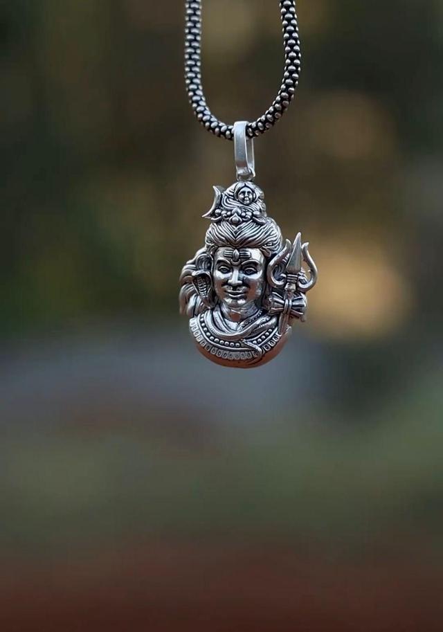 Mahadev Face Locket and Chain
