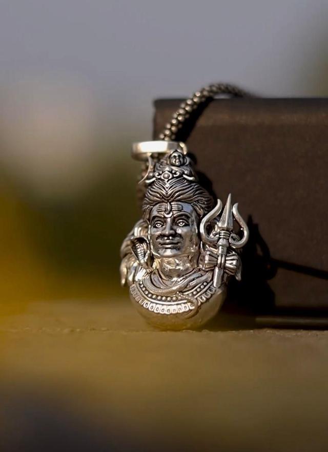 Mahadev Face Locket and Chain