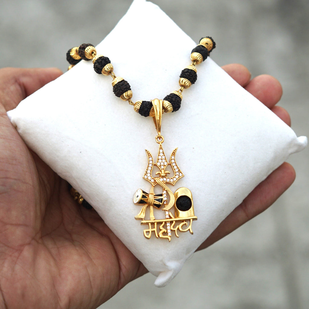 Mahadev Rudraksh Chain Pandant