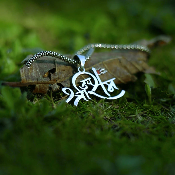 Jay Shree Ram  Silver  Pendant