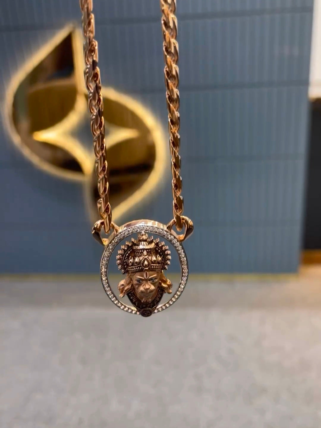 HANUMAN JI GOLD MALA