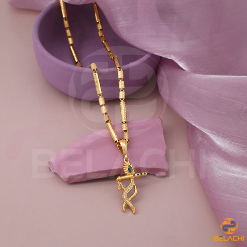 KRISHNA BLACK GOLD DIAMOND NECKLACE