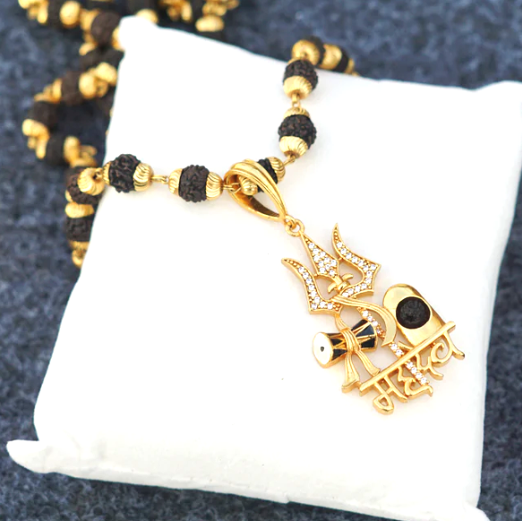 Mahadev Rudraksh Chain Pandant