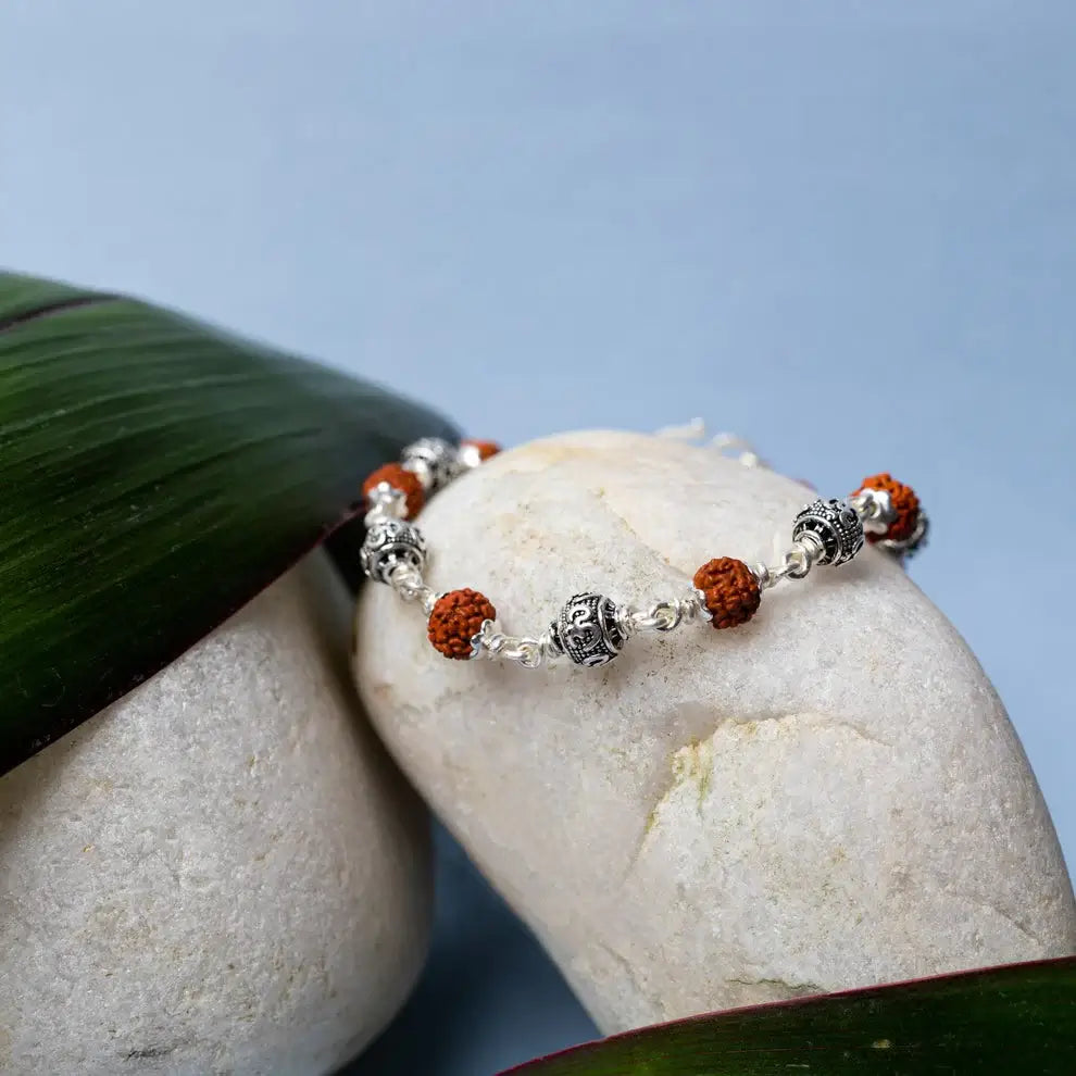 SILVER RUDRAKSH BRACELET