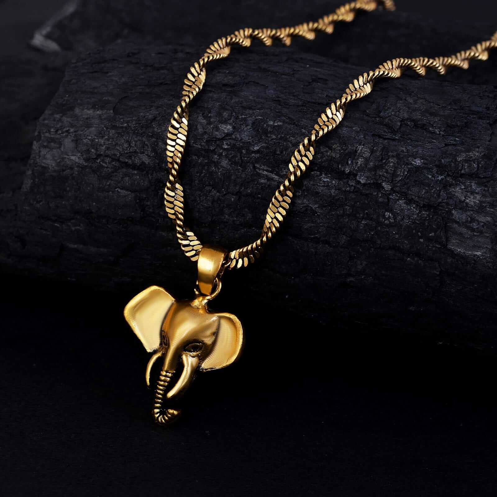 Gold Plated Ganesha Pendent