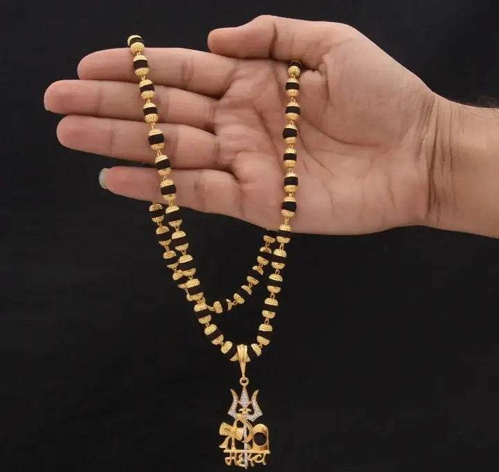 TRISHUL MAHADEV RUDRAKSH MALA